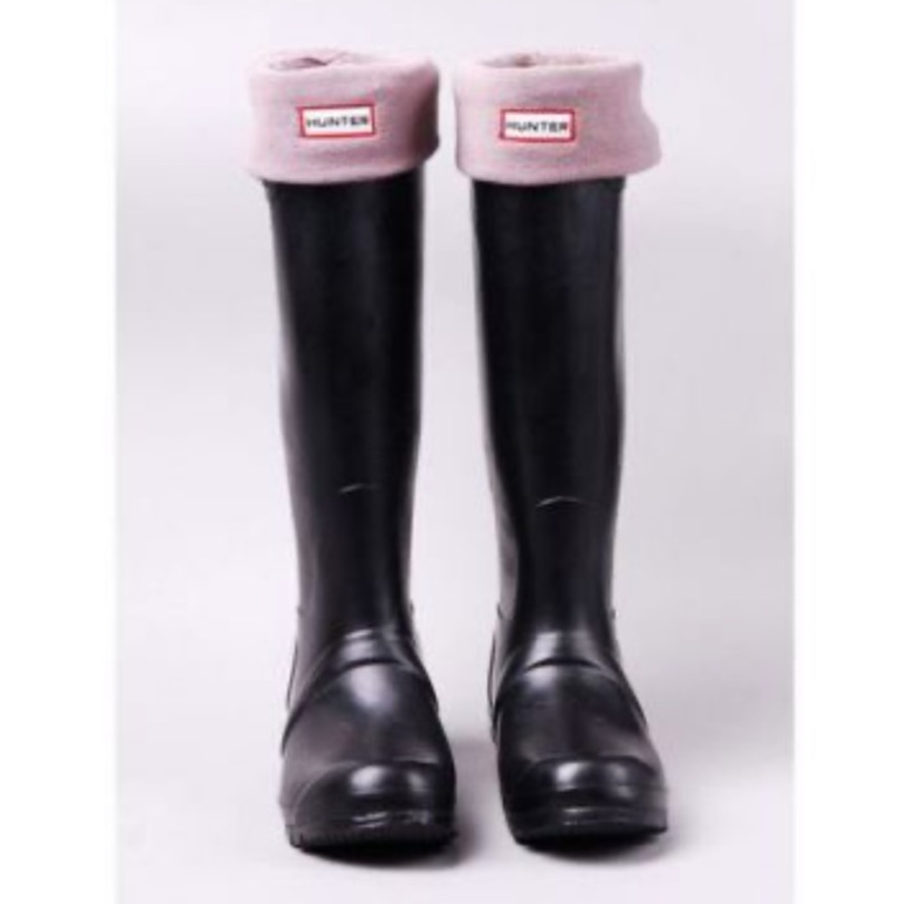 Hunter boot fleece socks